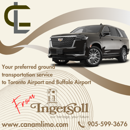 Ingersoll Limo service by Canam Limo